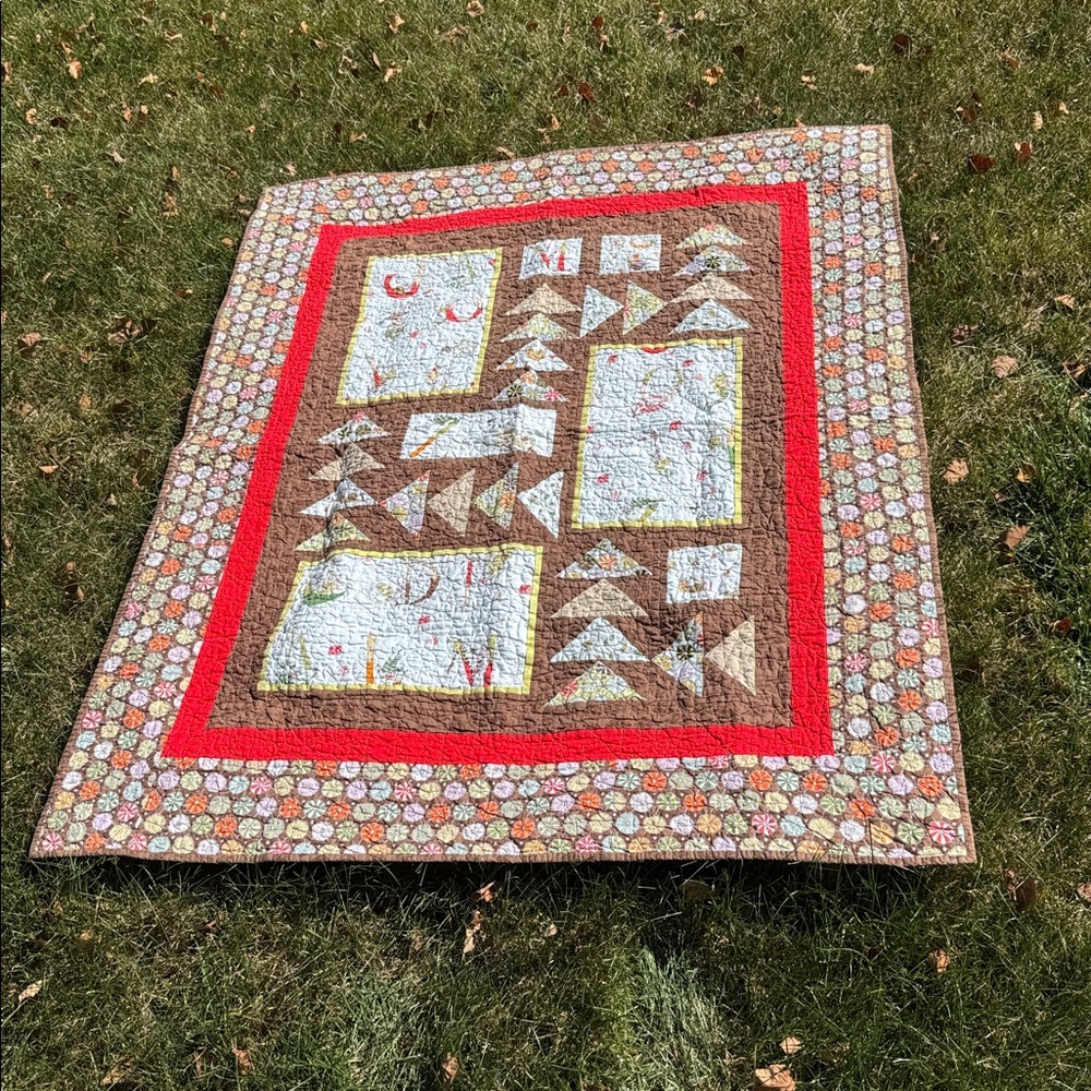 Handmade lap quilt